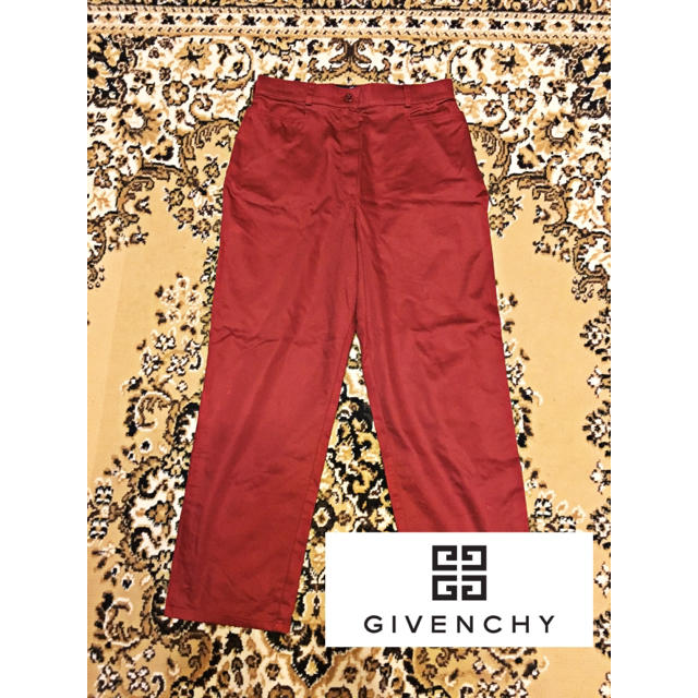 GIVENCHY(ジバンシィ)のVintage USED 古着 Givenchy ジバンシィ ボルドー パンツ メンズのパンツ(スラックス)の商品写真