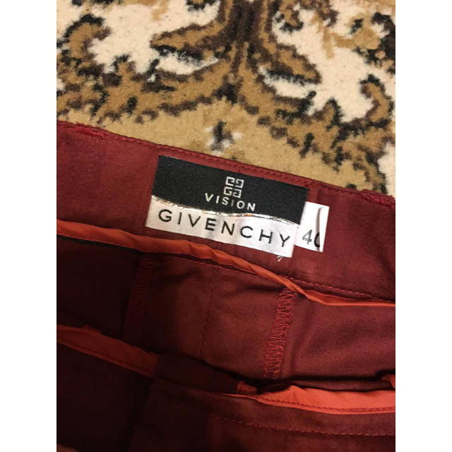 GIVENCHY(ジバンシィ)のVintage USED 古着 Givenchy ジバンシィ ボルドー パンツ メンズのパンツ(スラックス)の商品写真