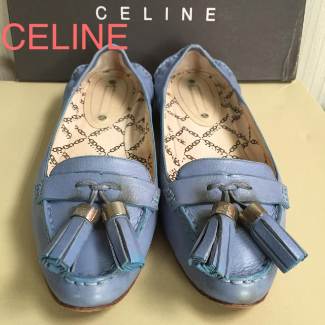 celine(セリーヌ)の5/25迄の価格。CELINE タッセル シューズ レディースの靴/シューズ(ローファー/革靴)の商品写真