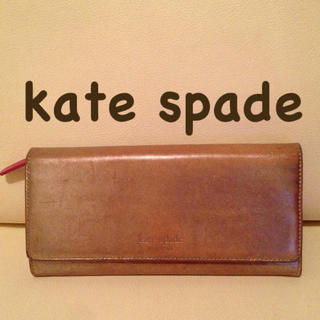 ケイトスペードニューヨーク(kate spade new york)のkate spadeゴールドお財布♡送込(財布)