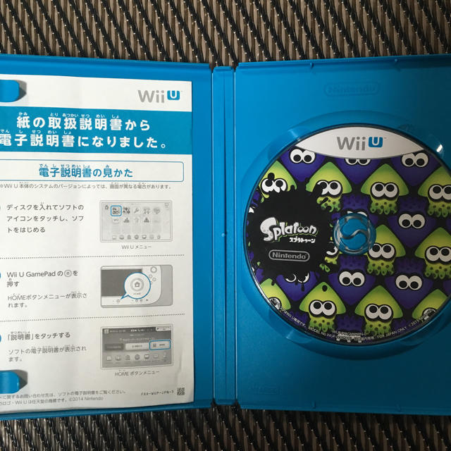 Wii U(ウィーユー)のWiiUソフト スプラトゥーン エンタメ/ホビーのゲームソフト/ゲーム機本体(家庭用ゲームソフト)の商品写真