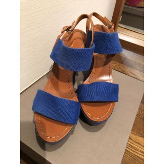 チャールズアンドキース(Charles and Keith)のメガネ様専用)charles & keith デニムデザインのサンダル(サンダル)