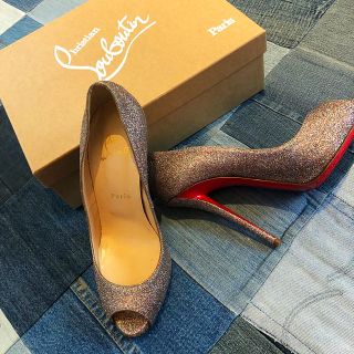 クリスチャンルブタン(Christian Louboutin)のChristian louboutinグリッターラメピンヒール(ハイヒール/パンプス)