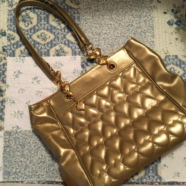 Lochie(ロキエ)の🔻最終SALE‼️vintage MOSCHINO gold  bag🌛 レディースのバッグ(ショルダーバッグ)の商品写真