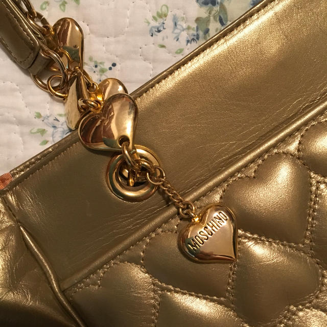 Lochie(ロキエ)の🔻最終SALE‼️vintage MOSCHINO gold  bag🌛 レディースのバッグ(ショルダーバッグ)の商品写真