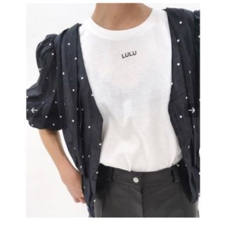 エディットフォールル(EDIT.FOR LULU)の【美品】edit for lulu/エディットフォールル/人気LULUロゴシャツ(Tシャツ(半袖/袖なし))