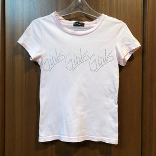 ラブボート(LOVE BOAT)の美品  ラブボートのライトピンクTシャツ(Tシャツ(半袖/袖なし))