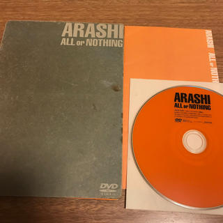 嵐 - 嵐 ALL or NOTHING DVDの通販 by peach｜アラシならラクマ