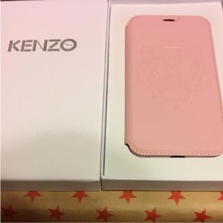 ケンゾー(KENZO)のyui様専用新品 KENZO iPhone X 専用ケース ピンク(iPhoneケース)