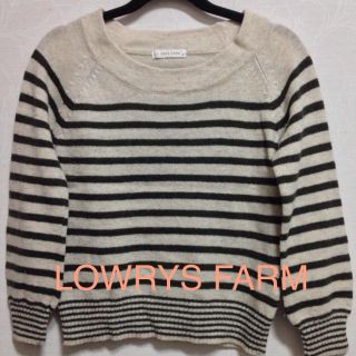 ローリーズファーム(LOWRYS FARM)のLOWRYS FARM ボーダーニット(ニット/セーター)