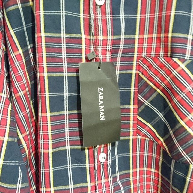 ZARA(ザラ)のZARA MAN チェックシャツ 新品未使用 メンズのトップス(シャツ)の商品写真