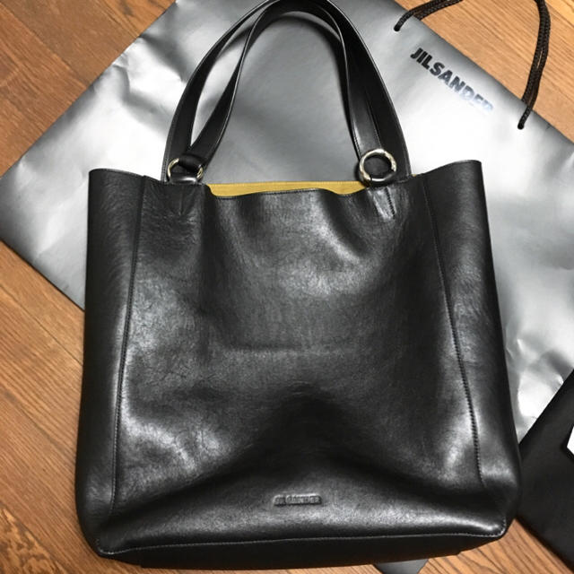 Jil Sander - JIL SANDER トートバッグ h tote ブラック 極美品 ジル ...