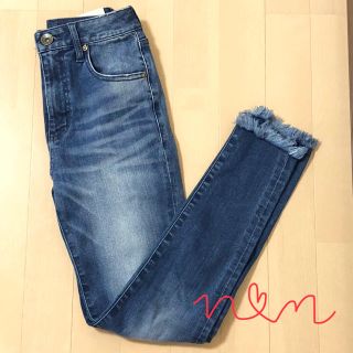 rienda♡フリンジヘムDENIM JK