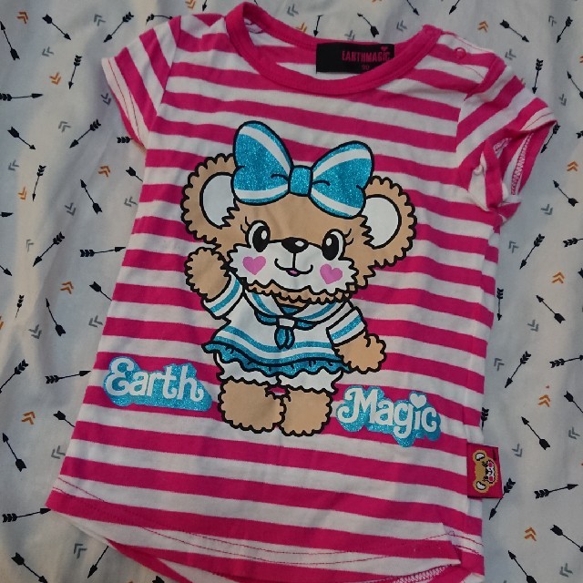 EARTHMAGIC(アースマジック)のマフィ Tシャツ 90 キッズ/ベビー/マタニティのキッズ服女の子用(90cm~)(Tシャツ/カットソー)の商品写真