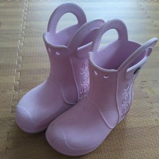 クロックス(crocs)のクロックス　レインブーツ　16.5  c9(長靴/レインシューズ)