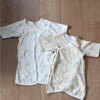 ミキハウス(mikihouse)のコンビ肌着 2枚(肌着/下着)