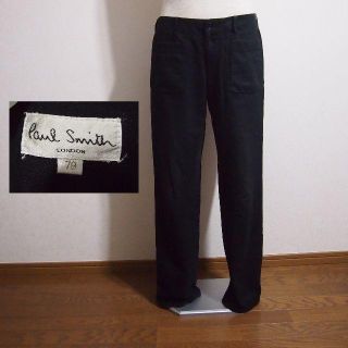 ポールスミス(Paul Smith)のUSED良品!ポールスミス　メンズ　ブラックパンツ79(その他)