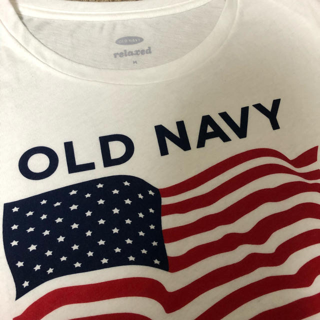 Old Navy(オールドネイビー)の貴重‼︎ OLDNAVY 国旗Tシャツ レディースのトップス(Tシャツ(半袖/袖なし))の商品写真