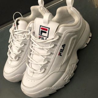 フィラ(FILA)のFILA スニーカー レディース 美品 22.5(スニーカー)