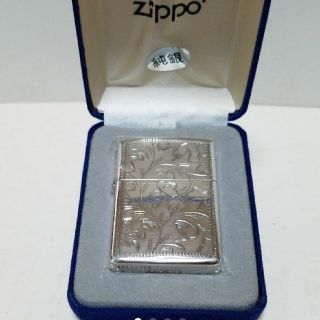 ジッポー(ZIPPO)の☆ZIPPO STERLING 手彫 新品☆(タバコグッズ)