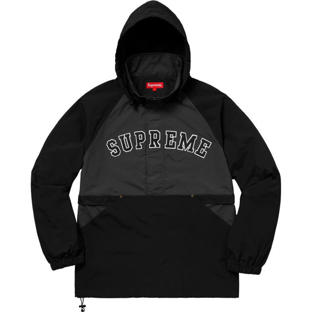 Supreme Court Half Zip Pullover Black