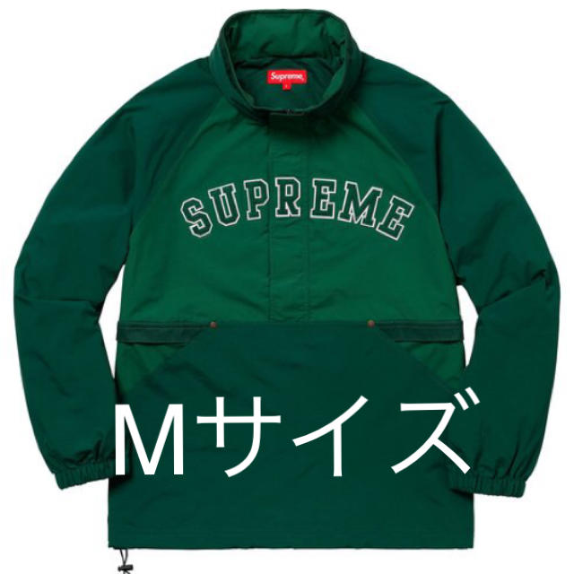 Supreme(シュプリーム)のsupreme court half zip pullover ダークグリーンM メンズのジャケット/アウター(ブルゾン)の商品写真