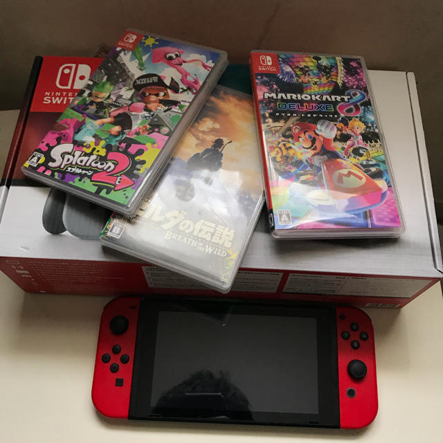 ゲームソフト/ゲーム機本体Nintendo Switch マリオカート8 スプラトゥーン2 ゼルダBOW