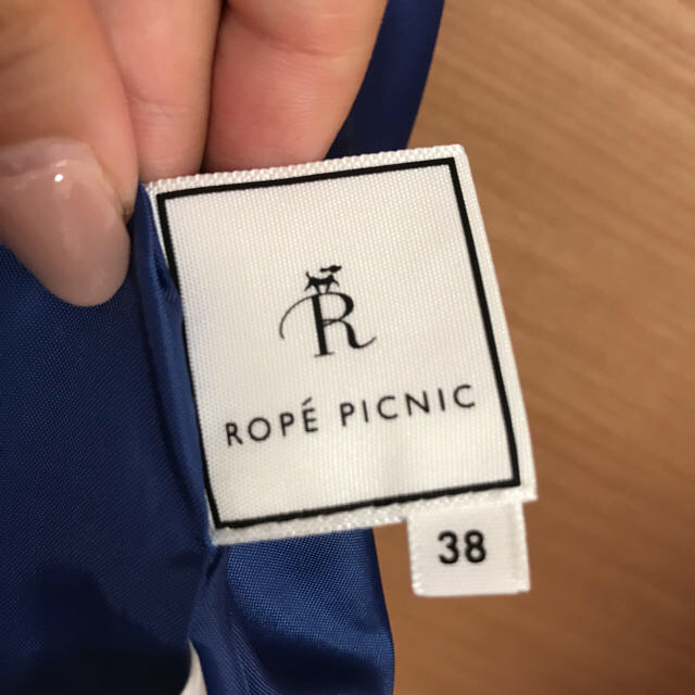 Rope' Picnic(ロペピクニック)のロペピクニック ブルー ワンピース レディースのワンピース(ひざ丈ワンピース)の商品写真