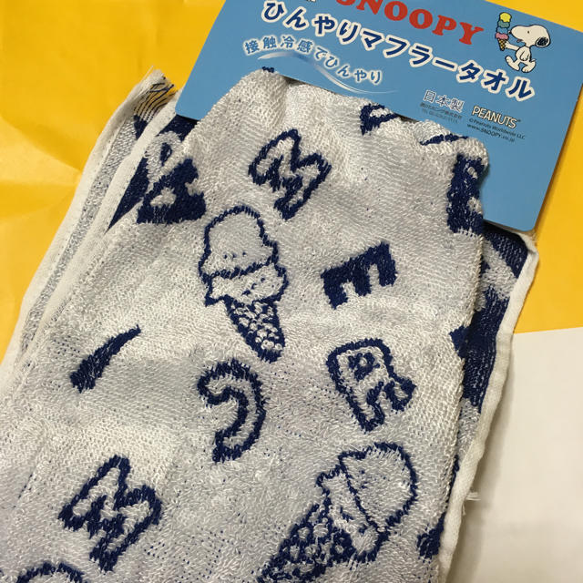 Snoopy スヌーピーひんやりマフラータオルの通販 By ぐーす スヌーピーならラクマ