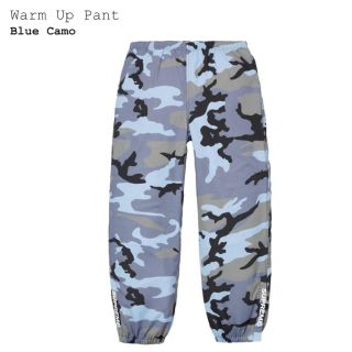 シュプリーム(Supreme)の18ss supreme blue camo warm up pant s(その他)