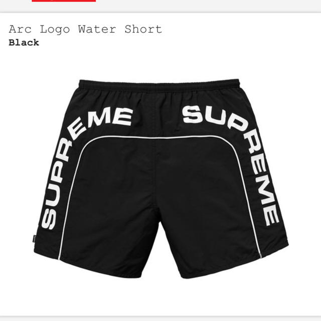 Mサイズ Supreme Arc Logo Water Short BLACK