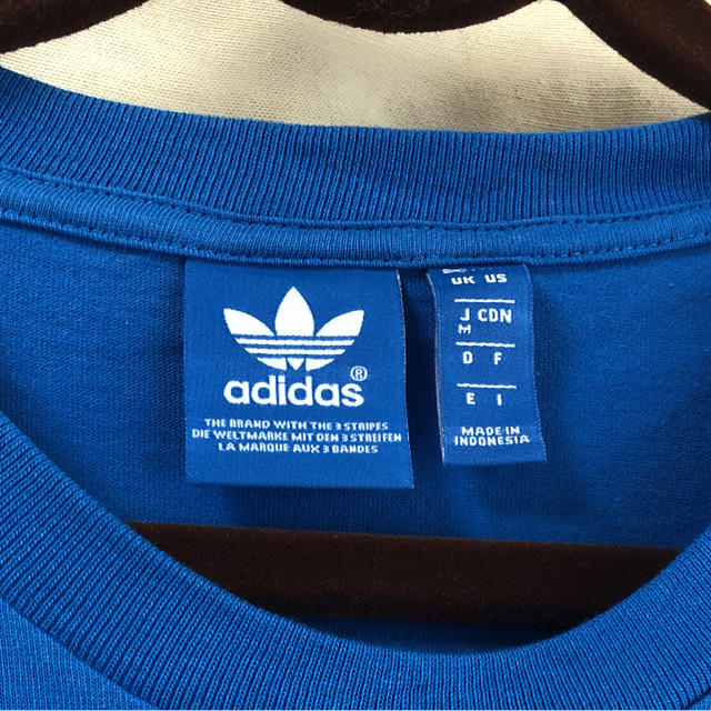 adidas(アディダス)のRukqさん専用☆アディダスオリジナル Tシャツ ブルー メンズのトップス(Tシャツ/カットソー(半袖/袖なし))の商品写真