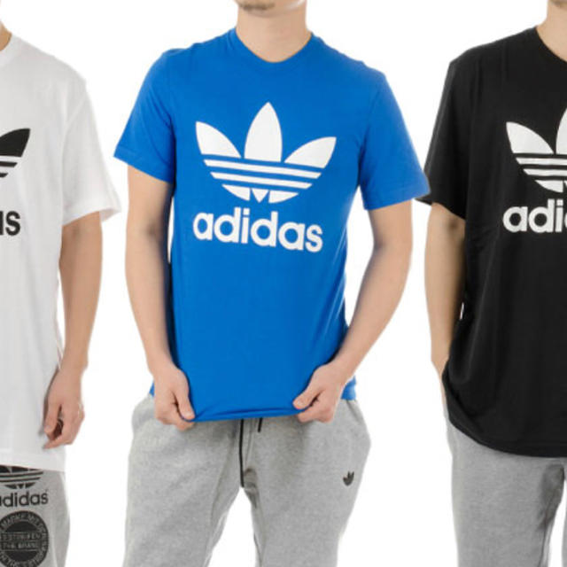 adidas(アディダス)のRukqさん専用☆アディダスオリジナル Tシャツ ブルー メンズのトップス(Tシャツ/カットソー(半袖/袖なし))の商品写真