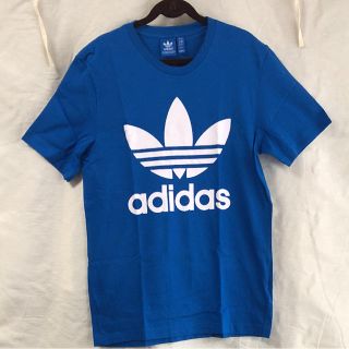 アディダス(adidas)のRukqさん専用☆アディダスオリジナル Tシャツ ブルー(Tシャツ/カットソー(半袖/袖なし))