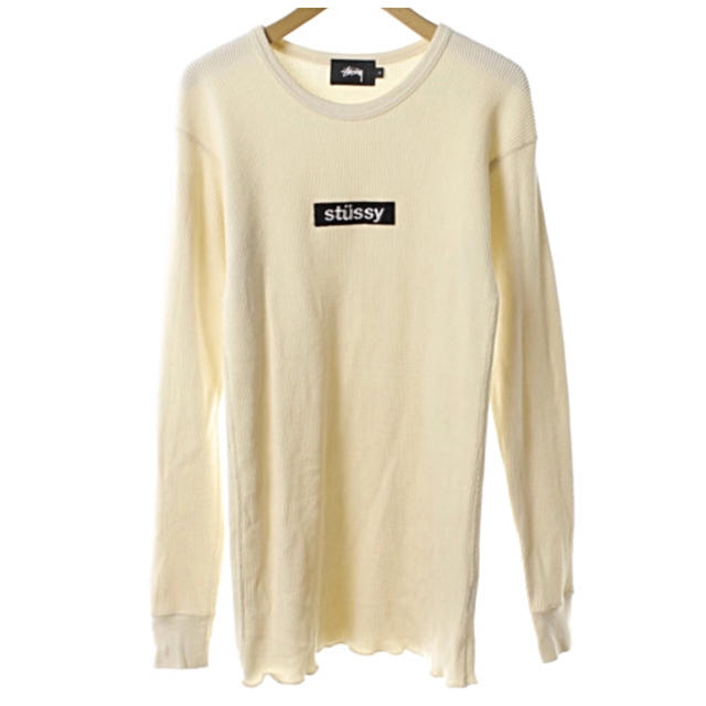 STUSSY(ステューシー)のstussy stussywomen ロンT ワッフル ベージュ S レディースのトップス(Tシャツ(長袖/七分))の商品写真