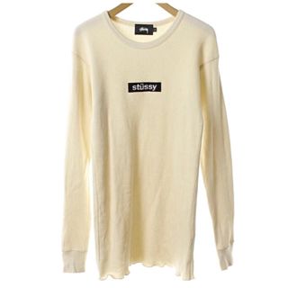 ステューシー(STUSSY)のstussy stussywomen ロンT ワッフル ベージュ S(Tシャツ(長袖/七分))