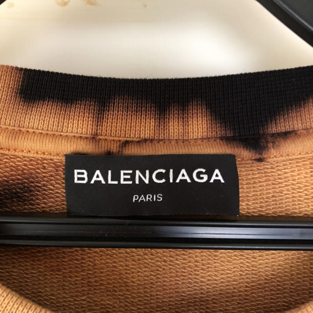 Balenciaga bleached sweat shirtの通販 by sarang's store｜バレンシアガならラクマ - 7/6まで しゅーくん様専用 正規品人気