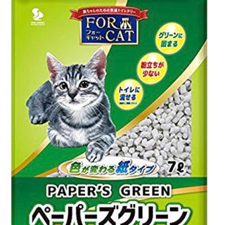 未開封  For cat  ペーパーズグリーン(猫)