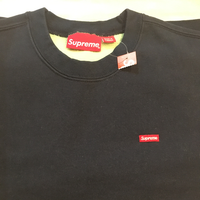 オンラインショップ】 supreme シュプリーム S contrast crewneck Navy