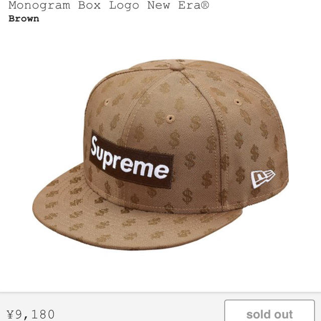 supreme Monogram Box Logo New Era®