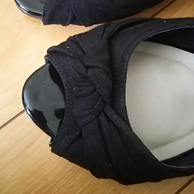 GALLORIA L&Bオープントゥサンダル☆24.5cm レディースの靴/シューズ(サンダル)の商品写真