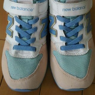 ニューバランス(New Balance)の美品・ニューバランス21.5・パステル(スニーカー)