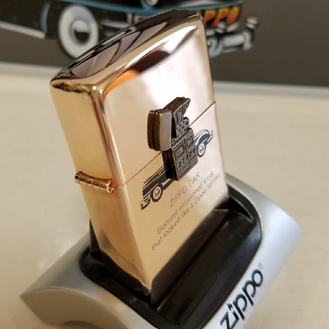 ZIPPO(ジッポー)の★zippo ジッポカーピンクゴールド新品★ メンズのファッション小物(タバコグッズ)の商品写真