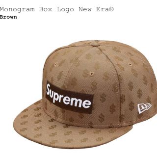 シュプリーム(Supreme)のmonogram box logo new era 7 1/2(キャップ)