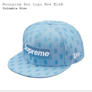 シュプリーム(Supreme)のSUPREME NEW ERA 7·3/8 未使用 水色(キャップ)