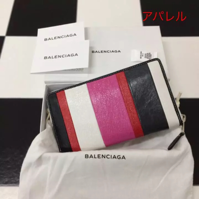 Balenciaga(バレンシアガ)の新作18SSモデル BALENCIAGA バレンシアガ バザール 長財布 ピンク メンズのファッション小物(長財布)の商品写真