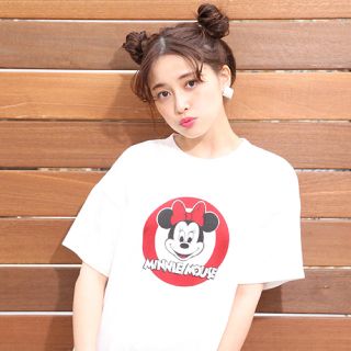 ナイスクラップ(NICE CLAUP)のミニーTシャツ(Tシャツ(半袖/袖なし))