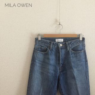 ミラオーウェン(Mila Owen)のMila Owen センタープレスデニムパンツ(デニム/ジーンズ)