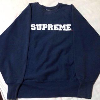 【美品】supreme×champion スウェット トレーナー　シュプリーム