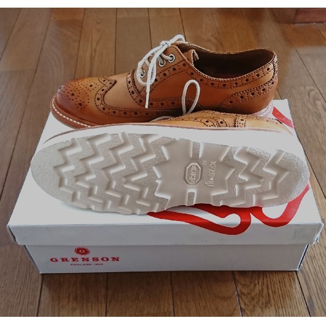 Trickers(トリッカーズ)の【再値下げ】GRENSON/グレンソン ウィングチップ ブラウン EU38 レディースの靴/シューズ(ブーツ)の商品写真